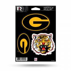 Grambling State University Tigers - 3 Piece Triple Play Sticker Sheet
