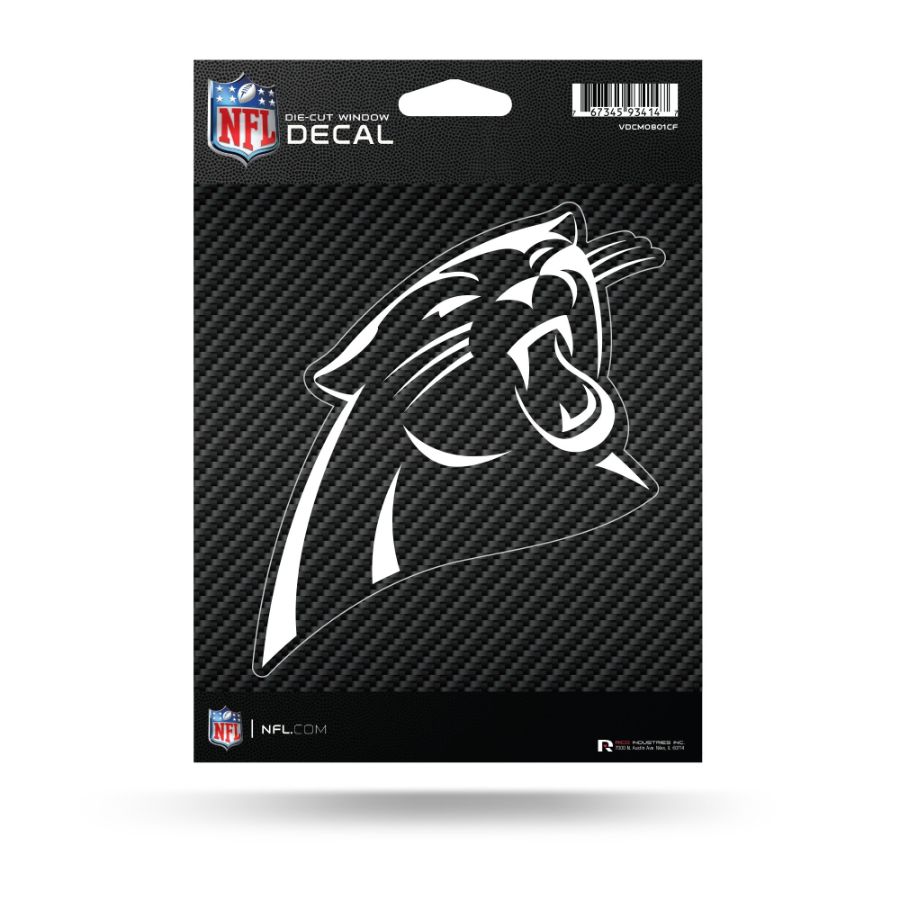 Carolina Panthers - Die Cut Carbon Fiber Vinyl Sticker at Sticker Shoppe