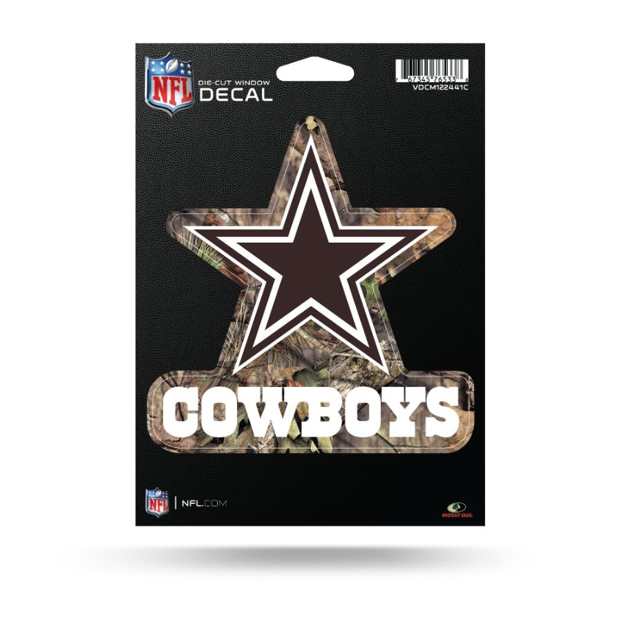 Dallas Cowboys Mossy Oak Camo - Die Cut Vinyl Sticker at Sticker Shoppe