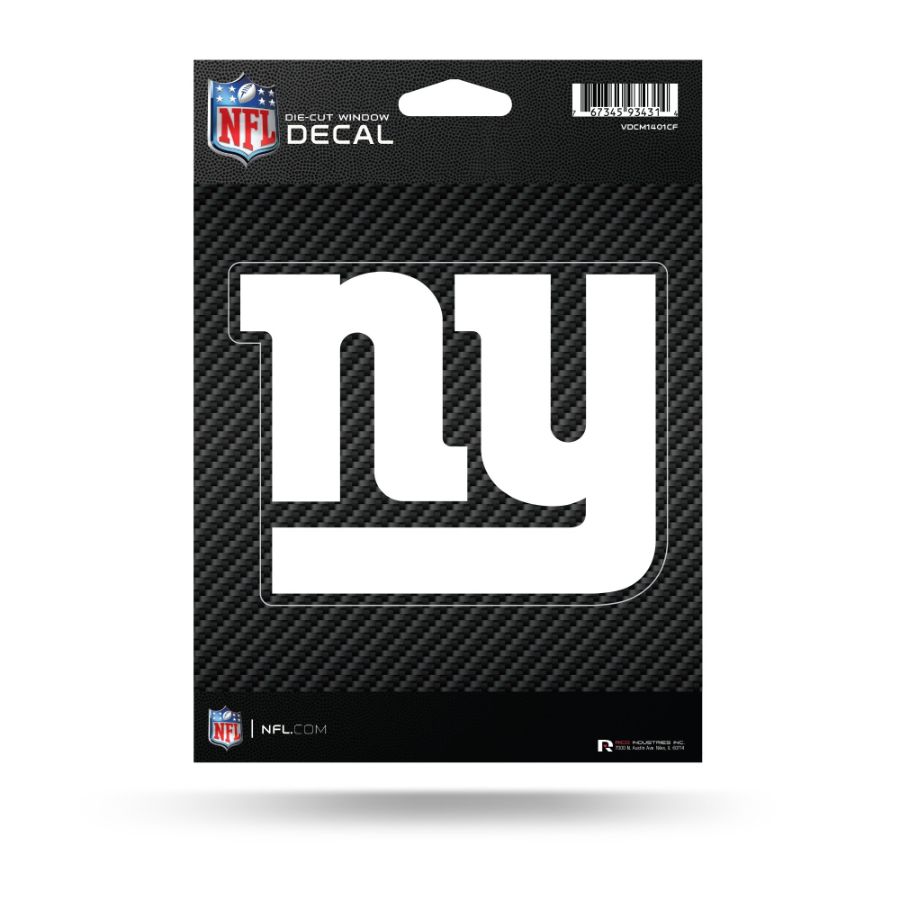 New York Giants - Die Cut Carbon Fiber Vinyl Sticker at Sticker Shoppe