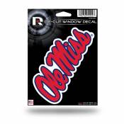 University Of Mississippi Ole Miss Rebels - Die Cut Vinyl Sticker