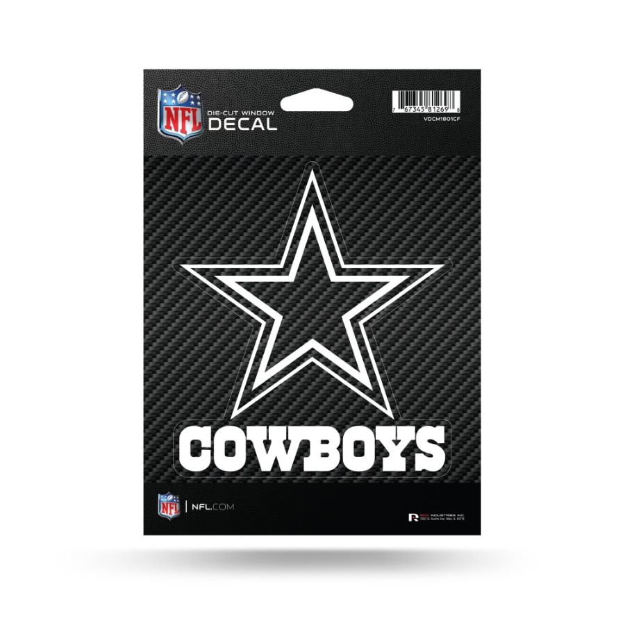 Dallas Cowboys - Die Cut Carbon Fiber Vinyl Sticker at Sticker Shoppe