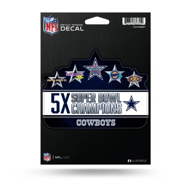 Dallas Cowboys Logo with Cowboys Name and Star NFL Die-cut MAGNET