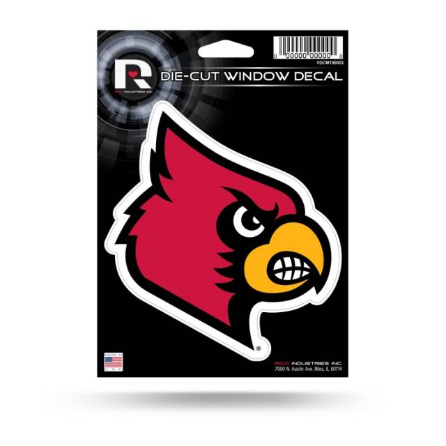 University Louisville Cardinal Logos Sticker