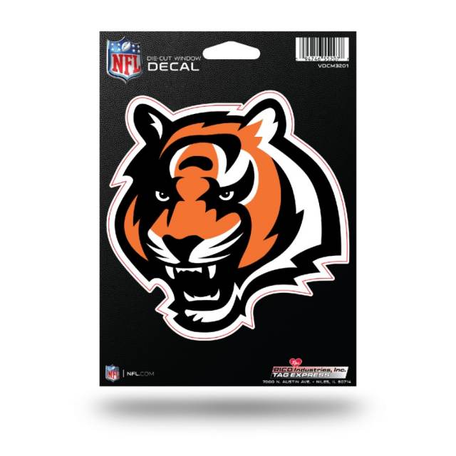 Cincinnati Bengals Retro Vintage Logo - Sheet Of 3 Triple Spirit Stickers  at Sticker Shoppe