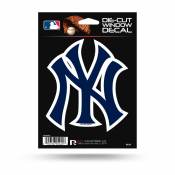 New York Yankees NY Alternate Logo - 4x4 White Die Cut Decal at