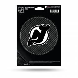 New Jersey Devils - Die Cut Carbon Fiber Vinyl Sticker