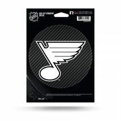 St. Louis Blues - Die Cut Carbon Fiber Vinyl Sticker