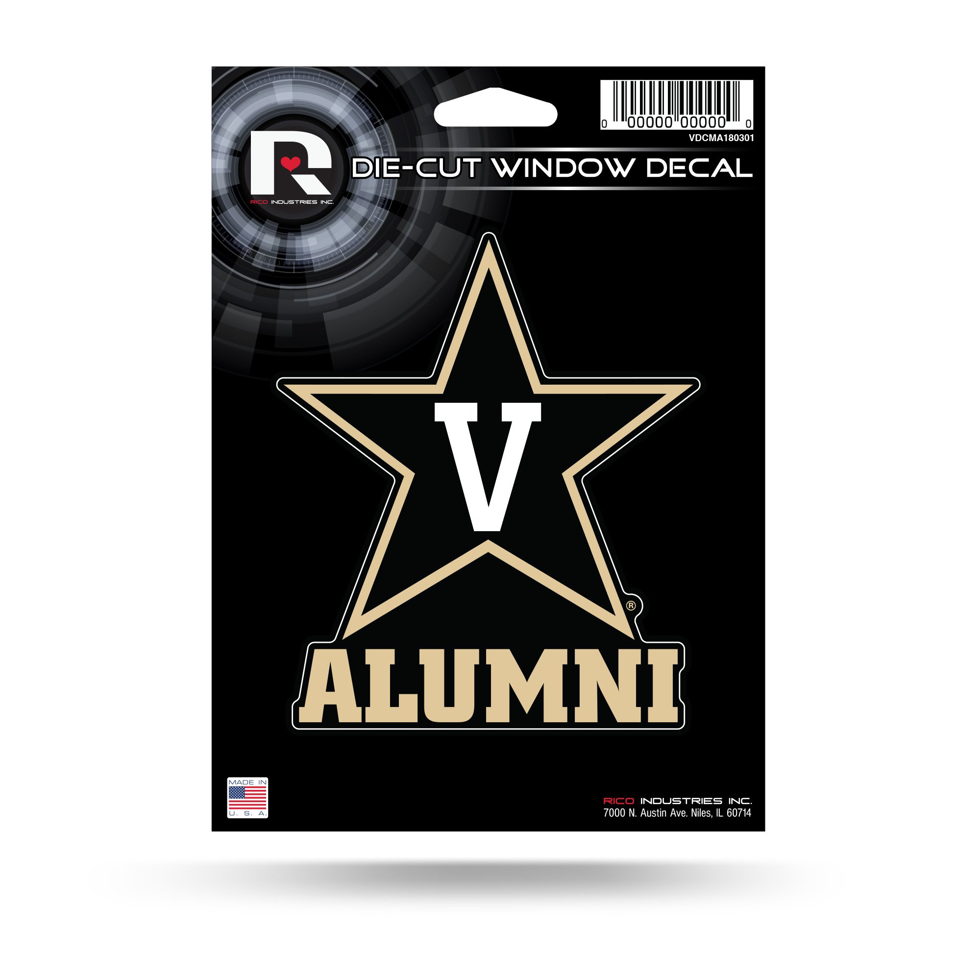 Vanderbilt University Commodores Alumni - Die Cut Vinyl Sticker At ...