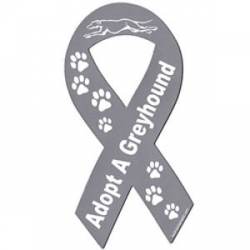Adopt A Greyhound - Ribbon Magnet