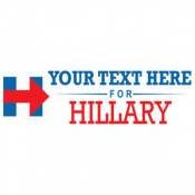 Custom For Hillary Clinton - Bumper Sticker