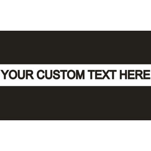 Custom Thin White Line - Sticker at Sticker Shoppe