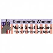 Democrat Women - Bumper Sticker