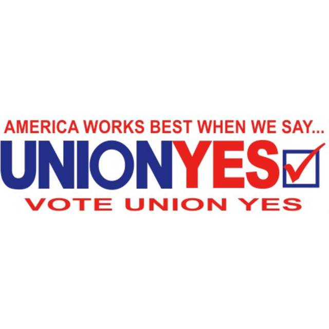 America Works Best When We Say Vote Union Yes - Bumper Sticker at Sticker  Shoppe