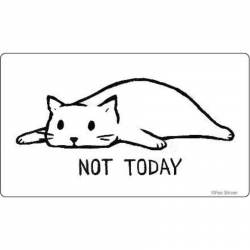 Not Today Cat - Vinyl Sticker