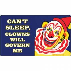 Can't Sleep Clowns Will Eat Me  - Vinyl Sticker