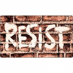 RESIST Brick Wall - Vinyl Sticker