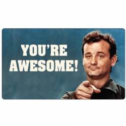 You're Awesome Billy Murray Photo - Vinyl Sticker