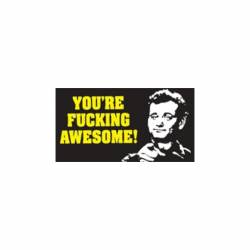 Bill Murray You're Fucking Awesome - Vinyl Sticker