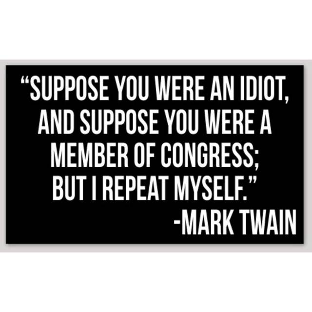 Mark Twain - Suppose you were an idiot, and suppose you