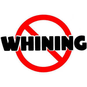 No Whining - Sticker at Sticker Shoppe