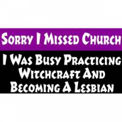 Witchcraft and Lesbian - Sticker