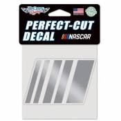 Nascar Logo - 4x4 Gold Silver Die Cut Decal