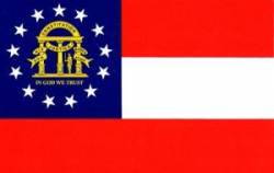 Georgia Flag - Sticker