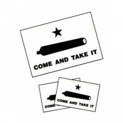 Gonzales Flag - Temporary Tattoos