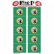 Washington State Flag - Pack Of 50 Mini Stickers