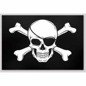 Jolly Roger Flag - Large 12" Sticker