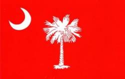 South Carolina Big Red Flag - Sticker