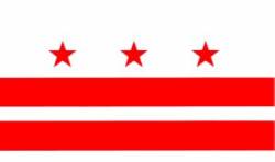 Washington District Of Columbia DC Flag - Sticker