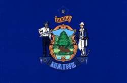 Maine Flag - Sticker
