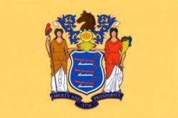 New Jersey Flag - Sticker
