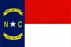 North Carolina Flag - Sticker