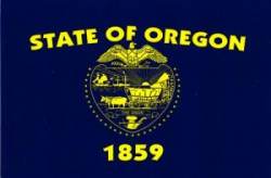 Oregon Flag - Sticker