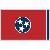 Tennessee State Flag - Vinyl Sticker