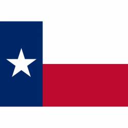Texas TX State Flag - Vinyl Sticker
