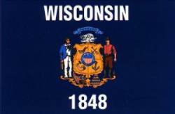 Wisconsin Flag - Sticker
