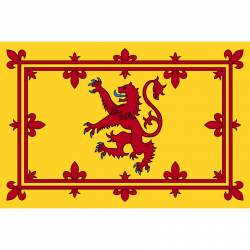 Scotland Lion Flag - Vinyl Sticker