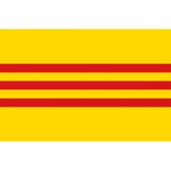 Republic of South Vietnam Freedom Flag - Sticker