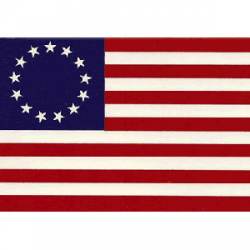Betsy Ross 13 Stars American Flag - Sticker