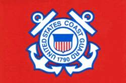 Coast Guard Seal Flag - Sticker