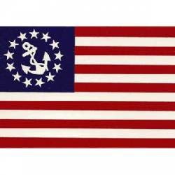 United States Flag Yacht Ensign - Sticker