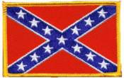 Confederate Flag - Embroidered Iron On Patch