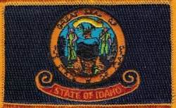 Idaho Flag - Embroidered Iron On Patch