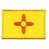 New Mexico Flag - Embroidered Iron-On Patch