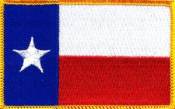 Texas Flag - Embroidered Iron On Patch