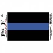 Thin Blue Line Flag - Vinyl Sticker